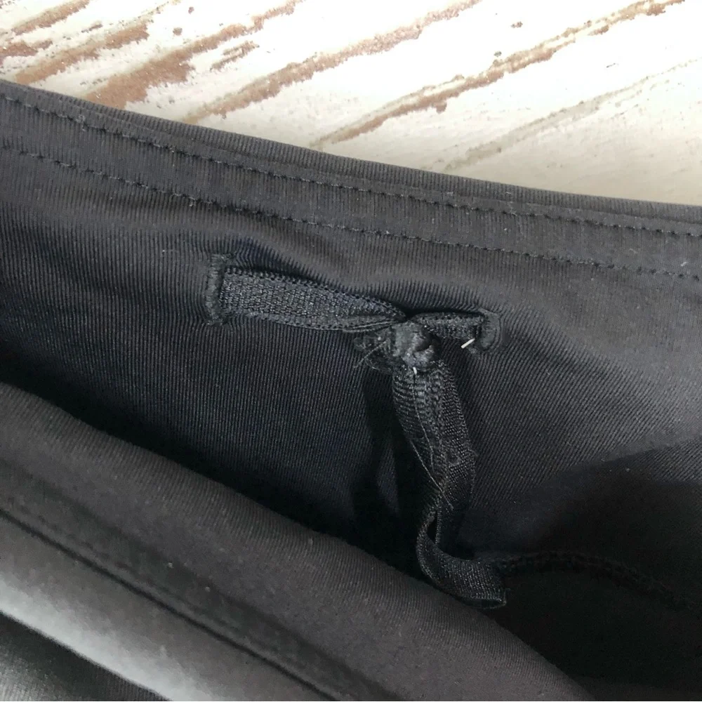 LULULEMON Ruched Running Outdoor Leggings Black 6